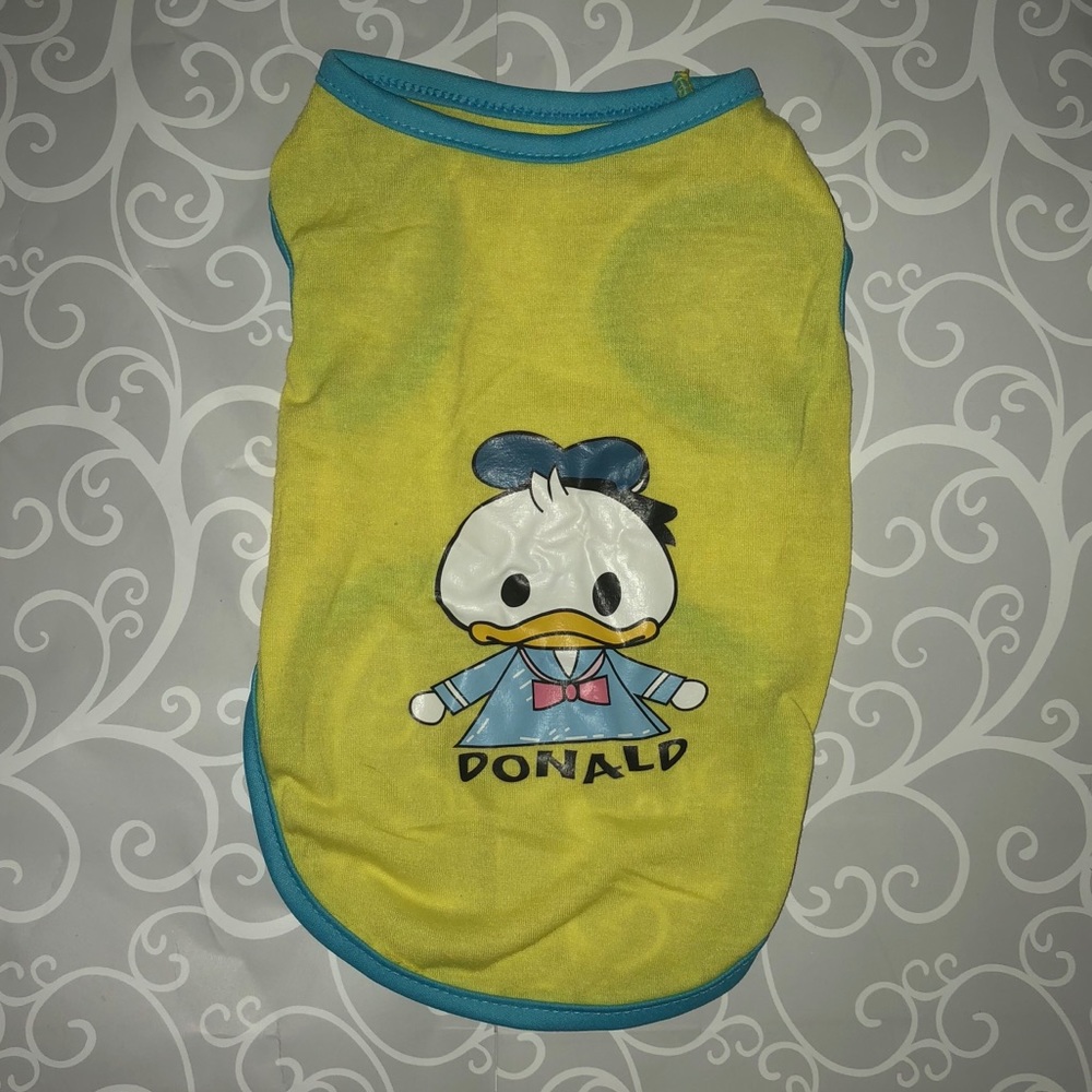 New Donald Duck dog shirt clothes